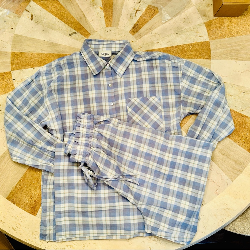NEW Pajama Set Pants & L/S Top